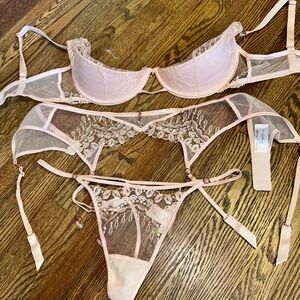 Ruby pink honey Birdette set